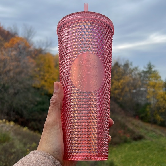 Starbucks Thailand Exclusive 2022 Flamingo Bling Red Pink Plastic Venti Tumbler! - Picture 4 of 5